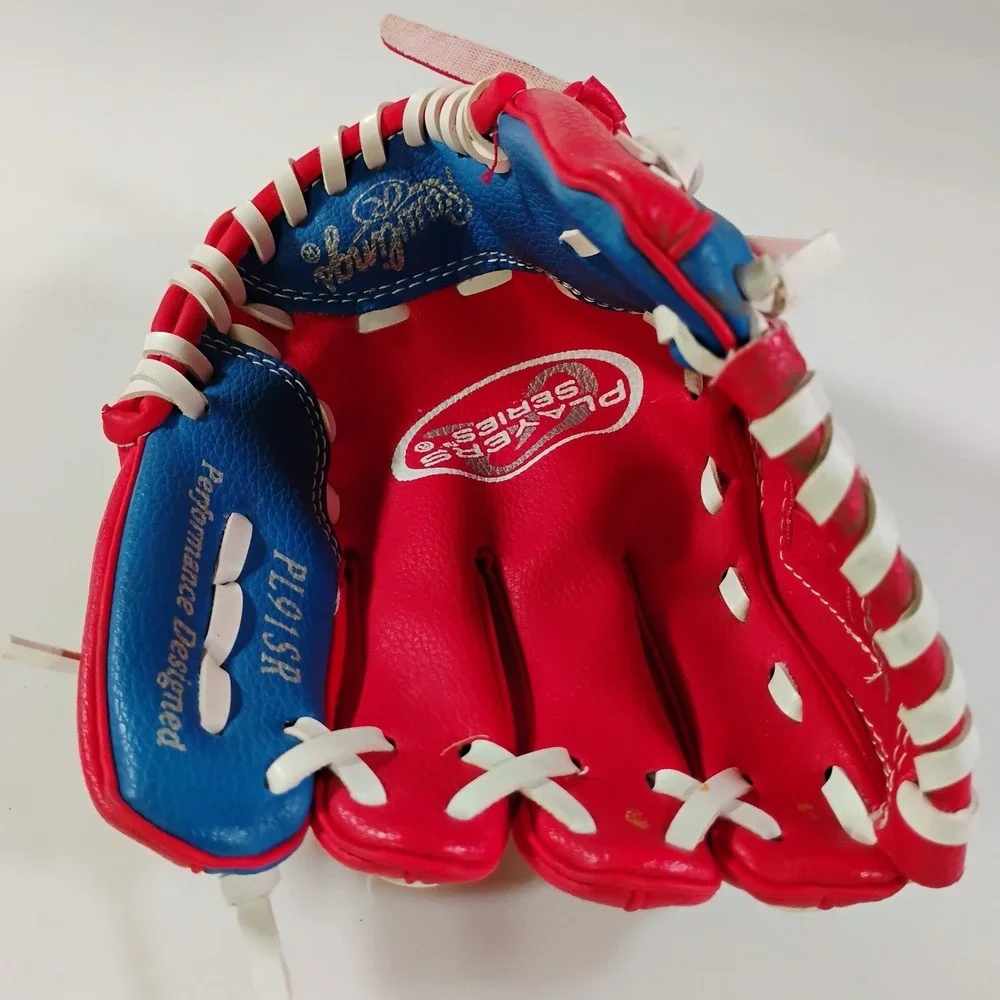 Rawlings Player Series Youth Red Blue Model: PL91SR Baseball Glove